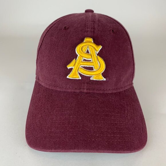 Arizona State Sun Devils Womens Maroon New Era 9Twenty Relaxed Fit Strapback Hat - Picture 2 of 5